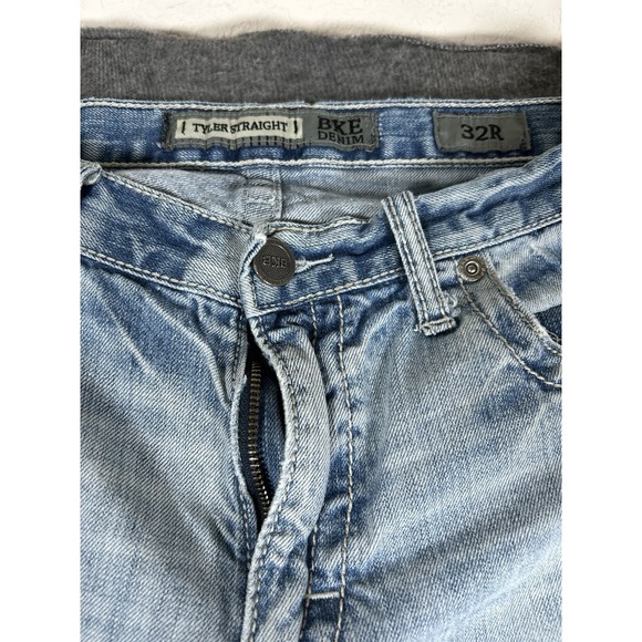 BKE Tyler Jeans Men's Jeans Size 32R (32x31) Straight Leg Relaxed stretch denim - Picture 2 of 5